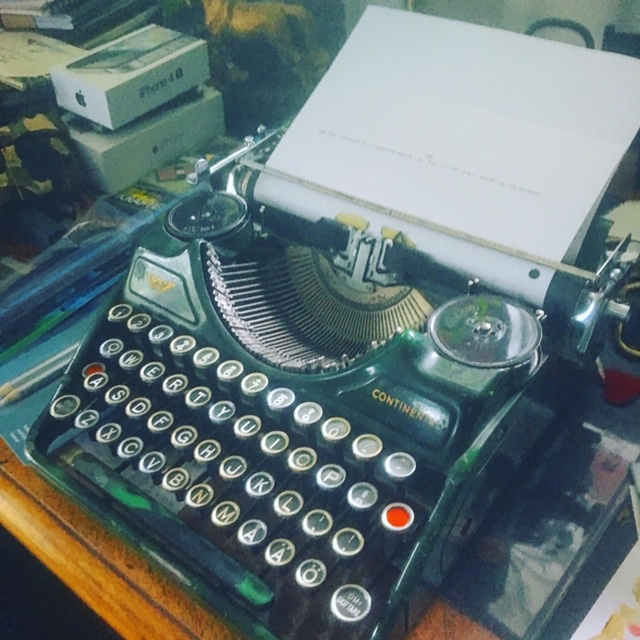 Any writer wants to have an old school type writer. Even if it isn't for writing on.